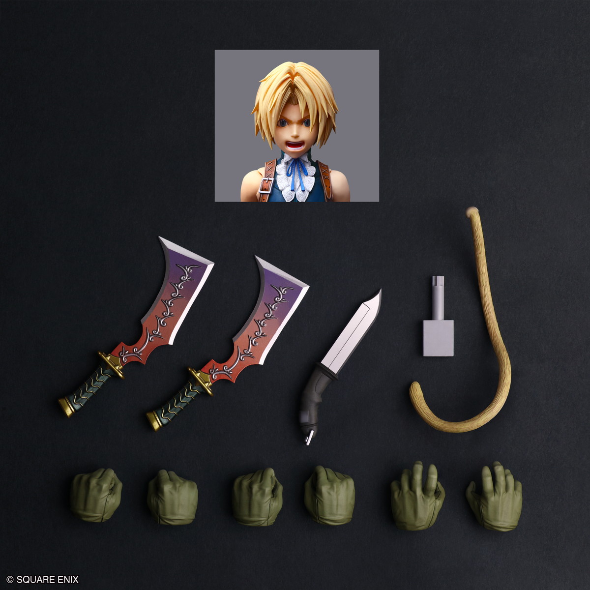 ファイナルファンタジーIX「PLAY ARTS真 ジタン・トライバル」のフィギュア画像