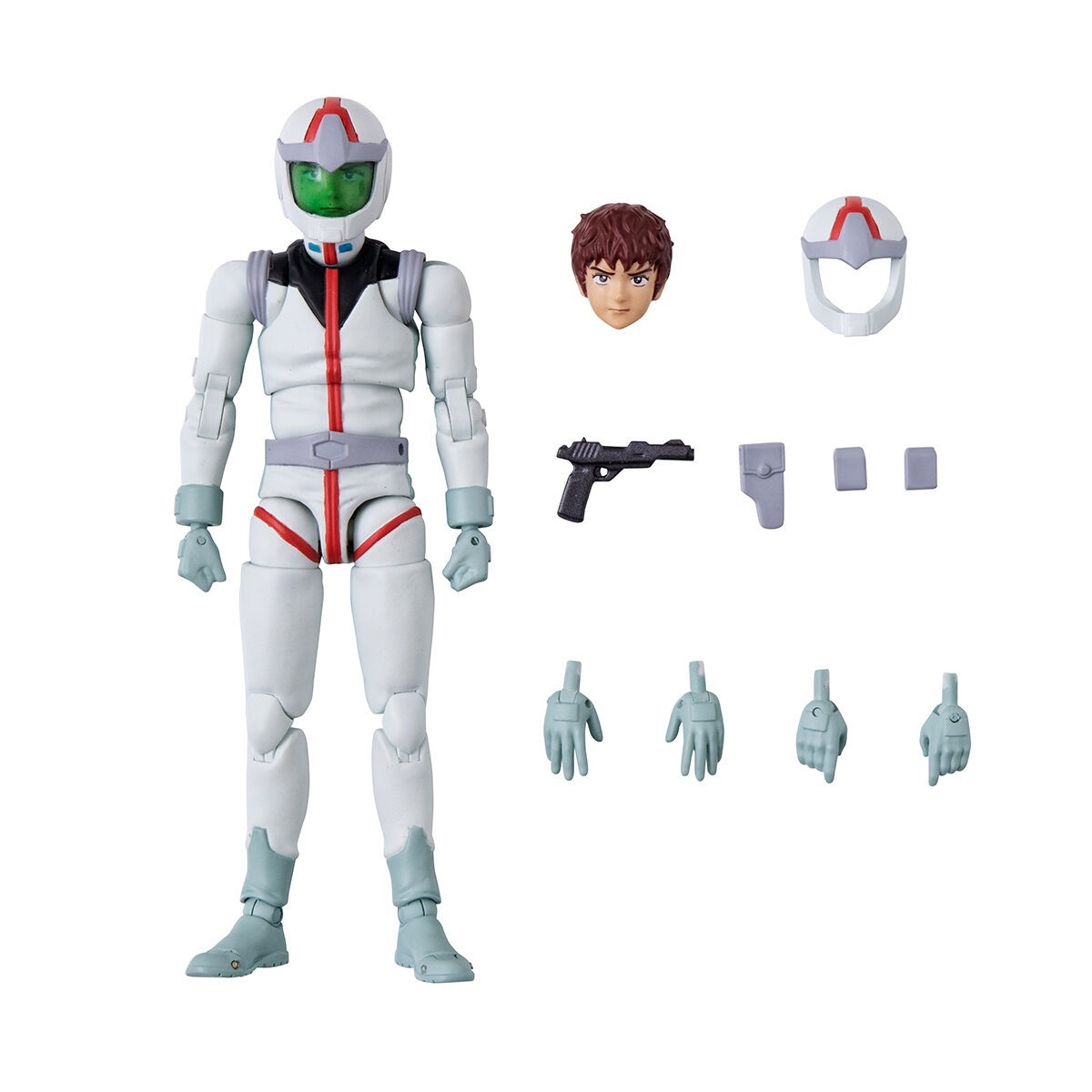 機動戦士ガンダム「G.M.G. COLLECTION 09 地球連邦軍 アムロ・レイ ノーマルスーツVer.」のフィギュア画像