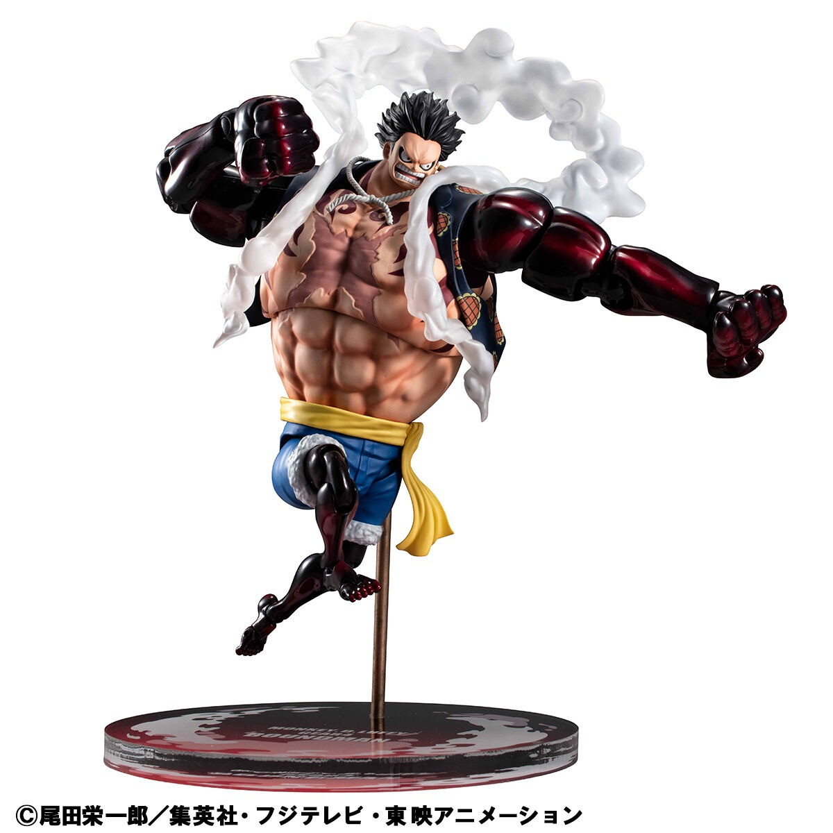 ONE PIECE「ヴァリアブルアクション Heroes モンキー・D・ルフィ ギア4 バウンドマン」のフィギュア画像