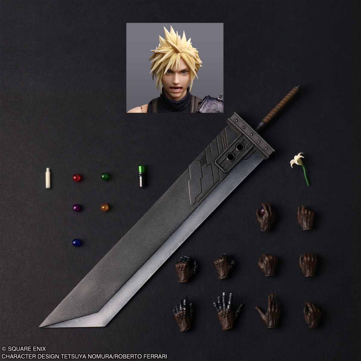 ファイナルファンタジーVII リバース「PLAY ARTS真 クラウド・ストライフ」のフィギュア画像