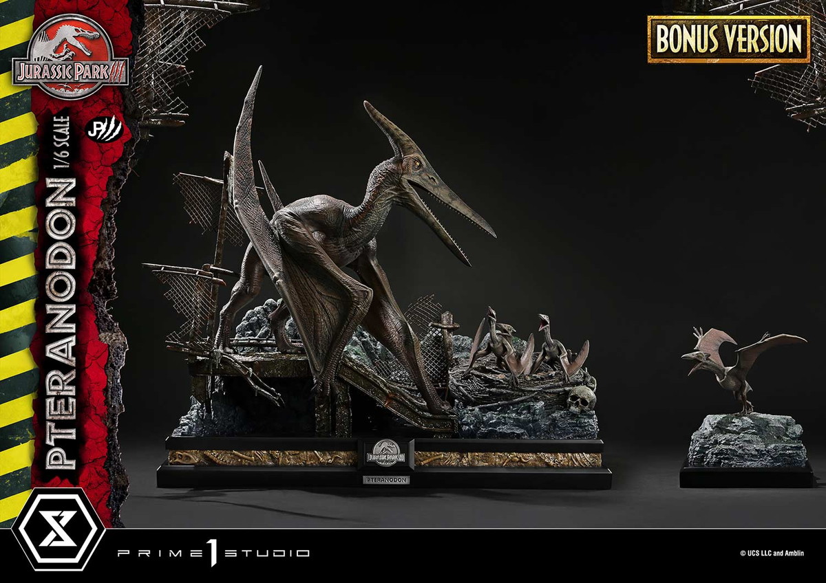 ジュラシック・パークIII「レガシーミュージアムコレクション プテラノドン」のフィギュア画像
