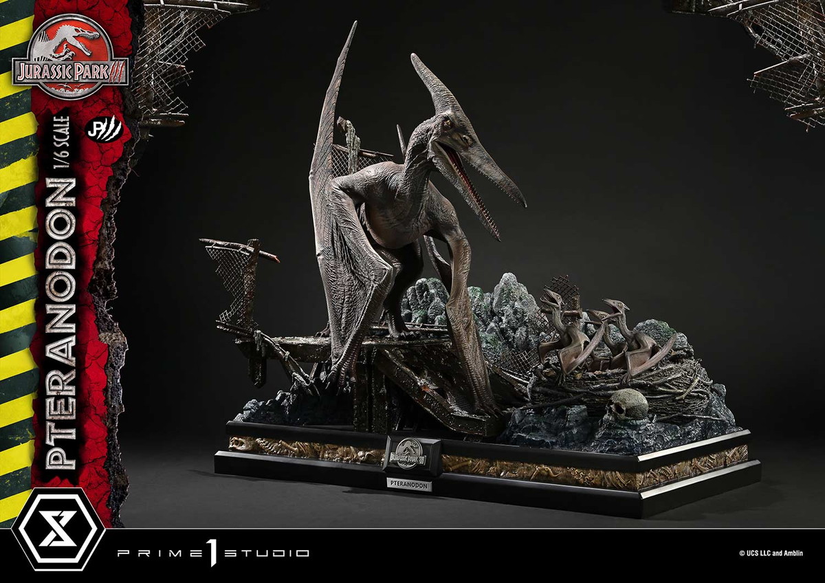 ジュラシック・パークIII「レガシーミュージアムコレクション プテラノドン」のフィギュア画像