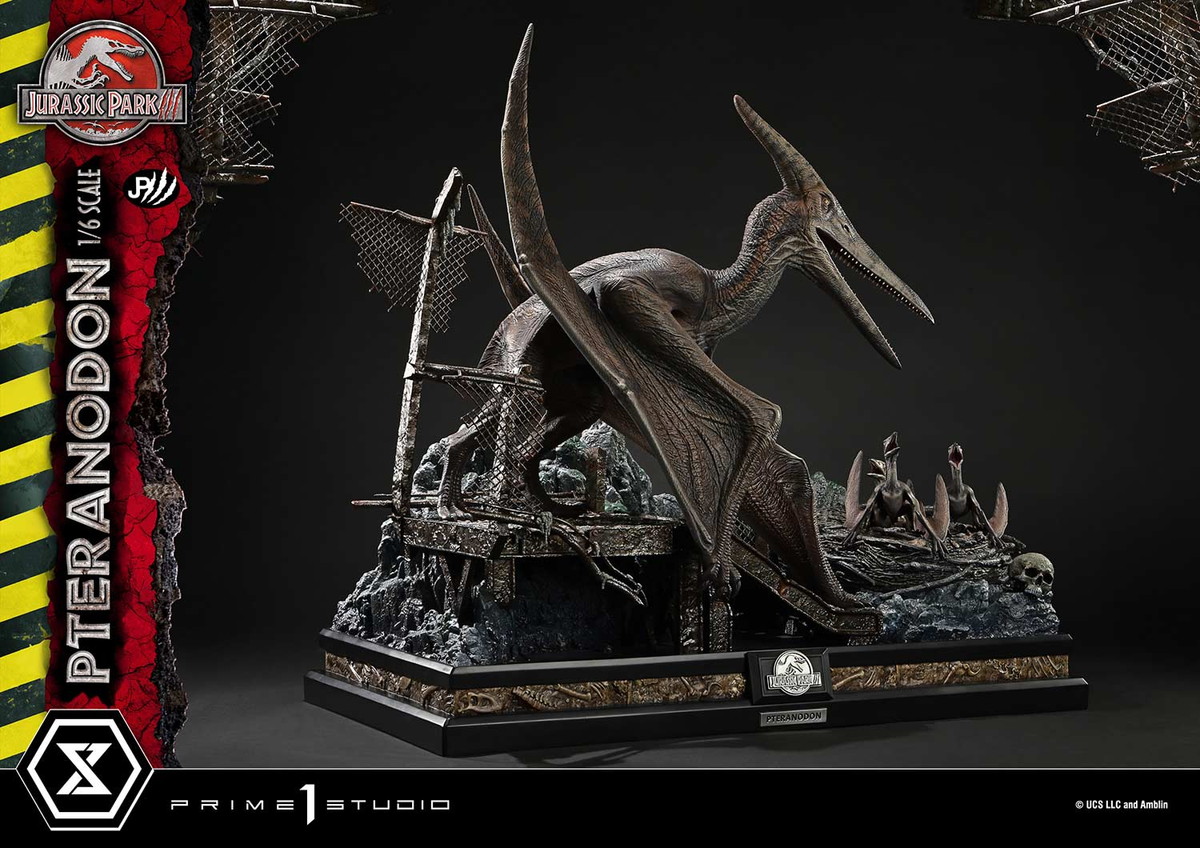 ジュラシック・パークIII「レガシーミュージアムコレクション プテラノドン」のフィギュア画像