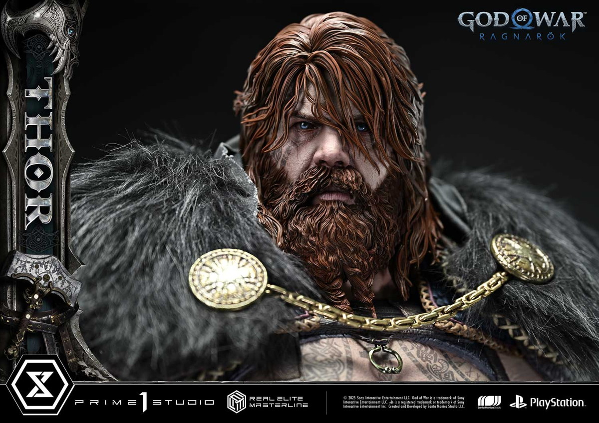ゴッド・オブ・ウォー ラグナロク「リアルエリートマスターライン ラグナロク トール」のフィギュア画像