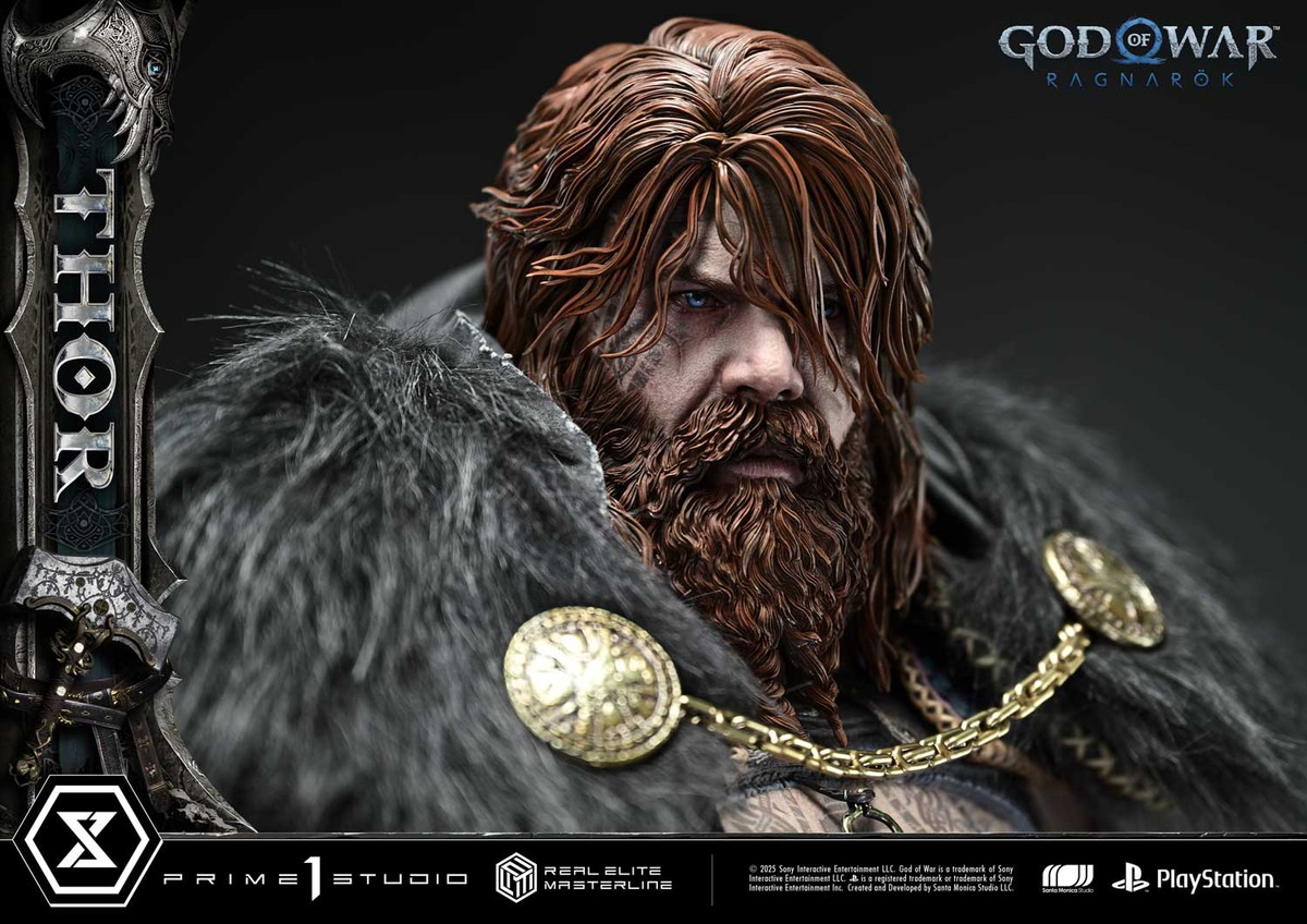 ゴッド・オブ・ウォー ラグナロク「リアルエリートマスターライン ラグナロク トール」のフィギュア画像