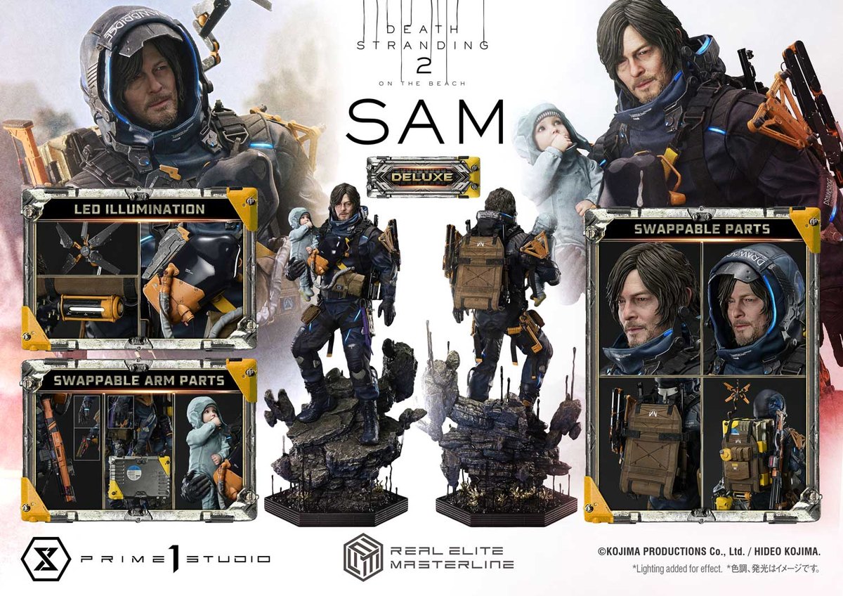 DEATH STRANDING 2: ON THE BEACH「サム」のフィギュア画像