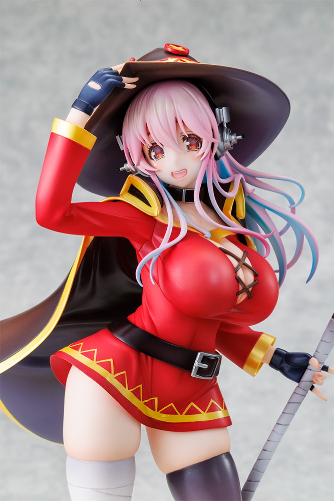 この素晴らしい世界に祝福を!×すーぱーそに子「すーぱーそに子 めぐみんver.」のフィギュア画像