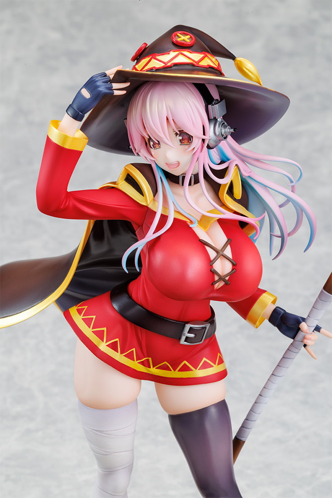 この素晴らしい世界に祝福を!×すーぱーそに子「すーぱーそに子 めぐみんver.」のフィギュア画像