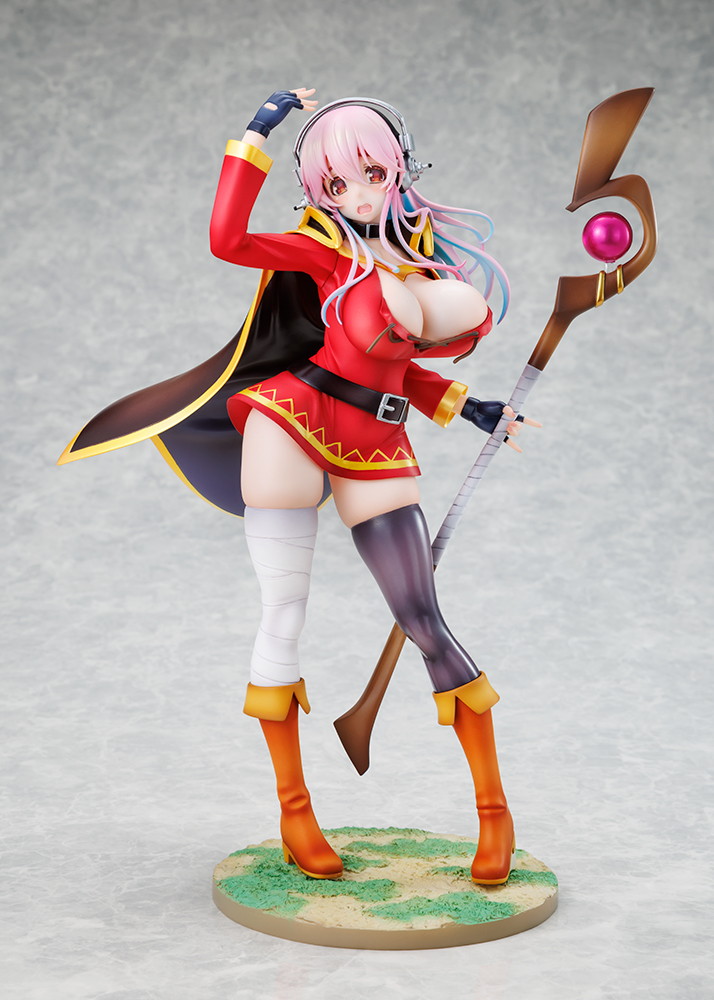 この素晴らしい世界に祝福を!×すーぱーそに子「すーぱーそに子 めぐみんver.」のフィギュア画像