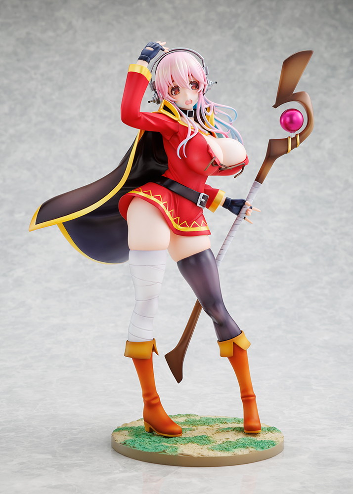 この素晴らしい世界に祝福を!×すーぱーそに子「すーぱーそに子 めぐみんver.」のフィギュア画像