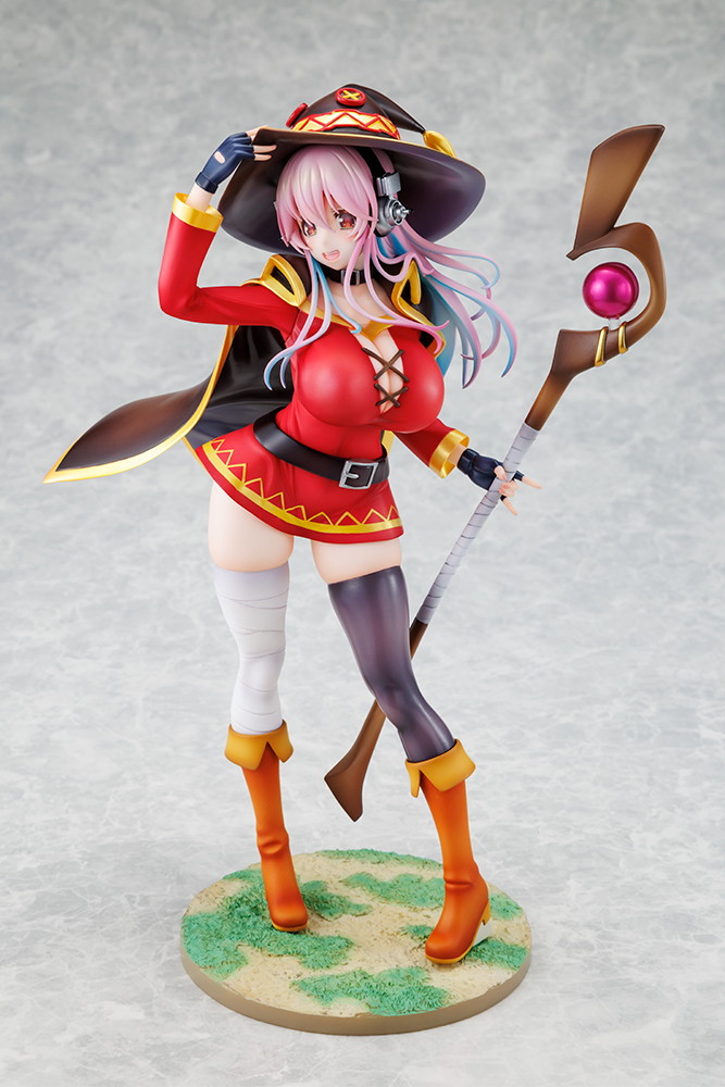 この素晴らしい世界に祝福を!×すーぱーそに子「すーぱーそに子 めぐみんver.」のフィギュア画像