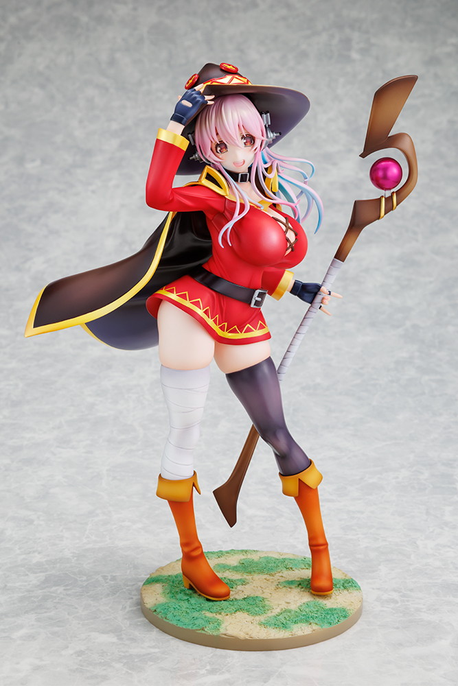 この素晴らしい世界に祝福を!×すーぱーそに子「すーぱーそに子 めぐみんver.」のフィギュア画像
