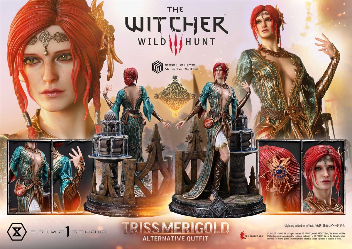 ウィッチャー3 ワイルドハント「トリス オルタネイティブ・アウトフィット」のフィギュア画像