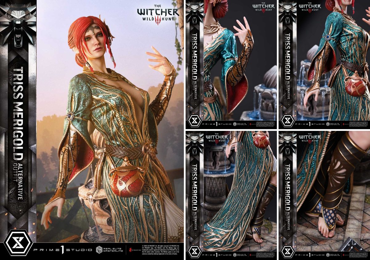 ウィッチャー3 ワイルドハント「トリス オルタネイティブ・アウトフィット」のフィギュア画像