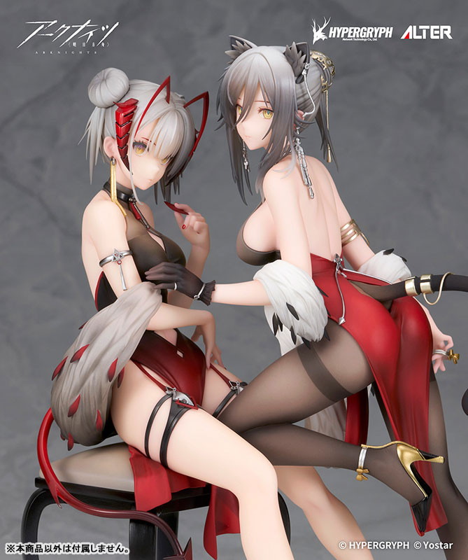 アークナイツ「シュヴァルツ Gala Night Ver.」のフィギュア画像