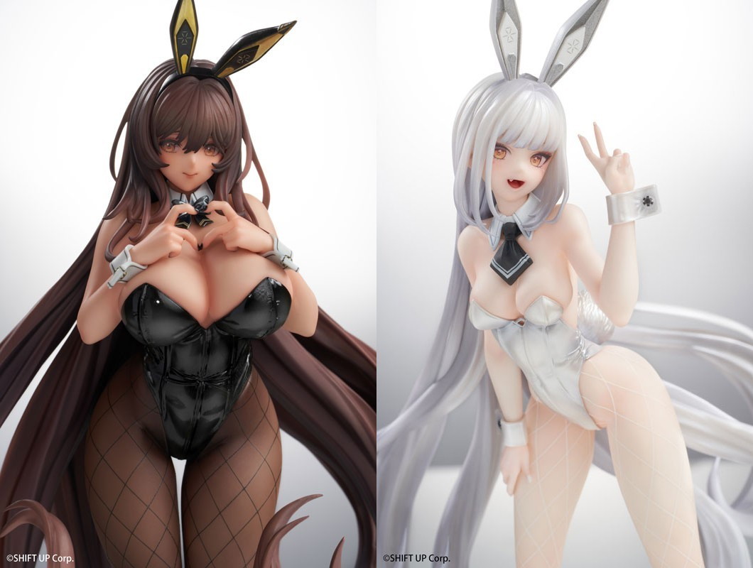 勝利の女神：NIKKE「ノワール＆ブラン」のフィギュア画像