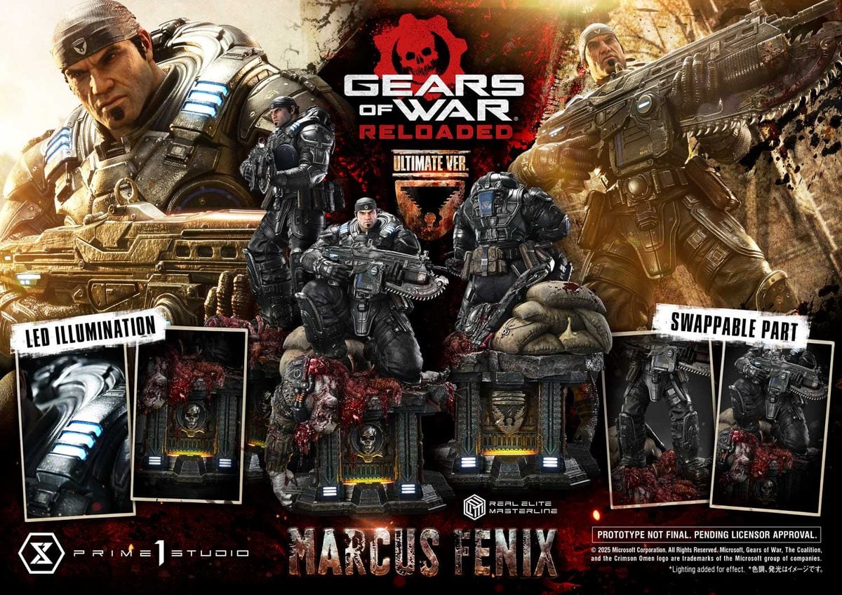 Gears of War: Reloaded「マーカス・フェニックス」のフィギュア画像