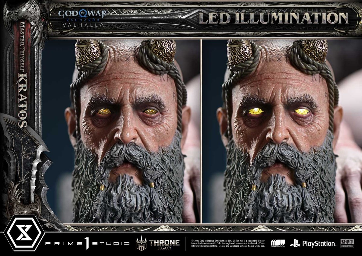 ゴッド・オブ・ウォー ラグナロク「クレイトス “Master Thyself”」のフィギュア画像