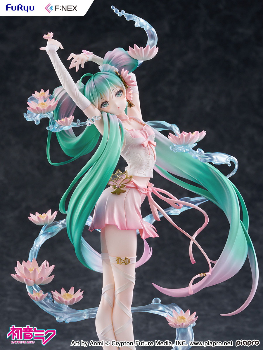 初音ミク「初音ミク 睡蓮 ver.」のフィギュア画像