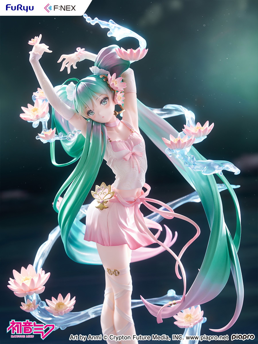 初音ミク「初音ミク 睡蓮 ver.」のフィギュア画像