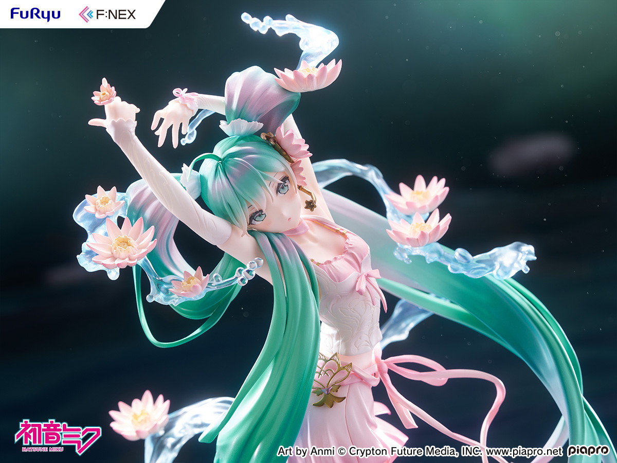初音ミク「初音ミク 睡蓮 ver.」のフィギュア画像