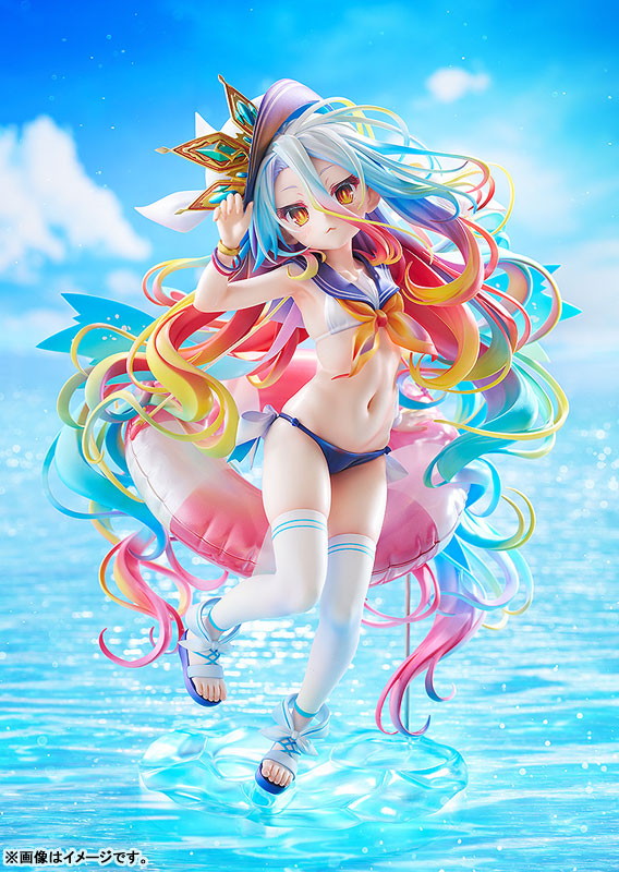 ノーゲーム・ノーライフ「白 セーラー風水着Ver.」のフィギュア画像