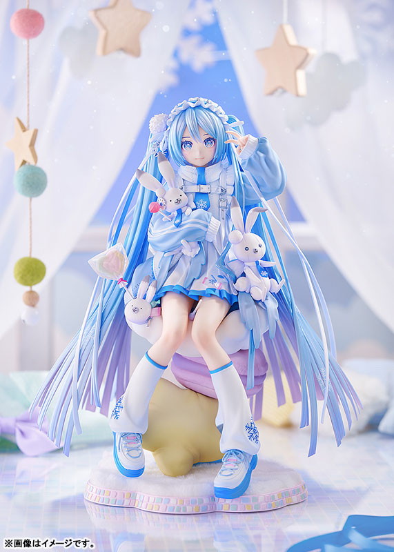 キャラクター・ボーカル・シリーズ01 初音ミク「雪ミク Yukiiro Pop Ver.」のフィギュア画像