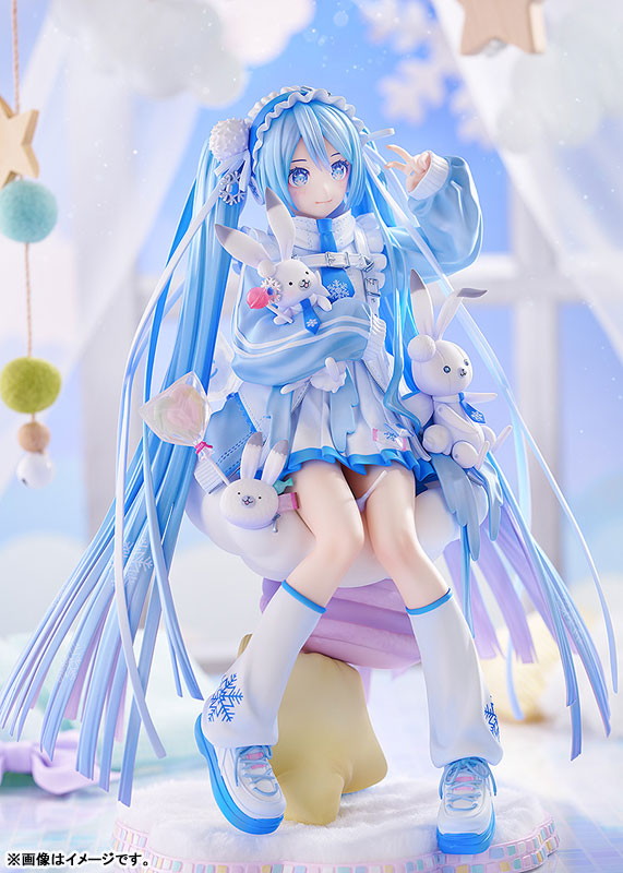 キャラクター・ボーカル・シリーズ01 初音ミク「雪ミク Yukiiro Pop Ver.」のフィギュア画像