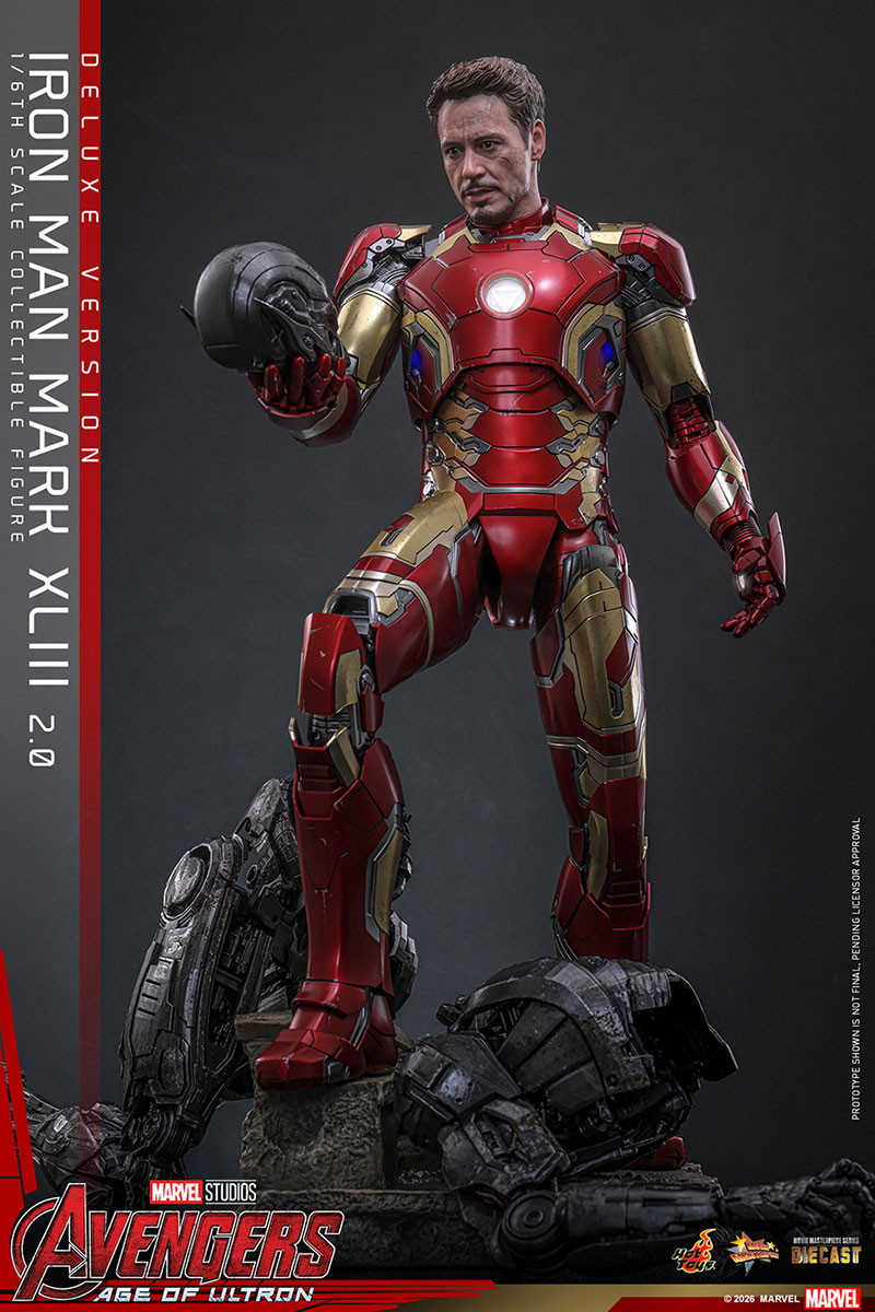 アベンジャーズ／エイジ・オブ・ウルトロン「アイアンマン・マーク43（2.0版）」のフィギュア画像