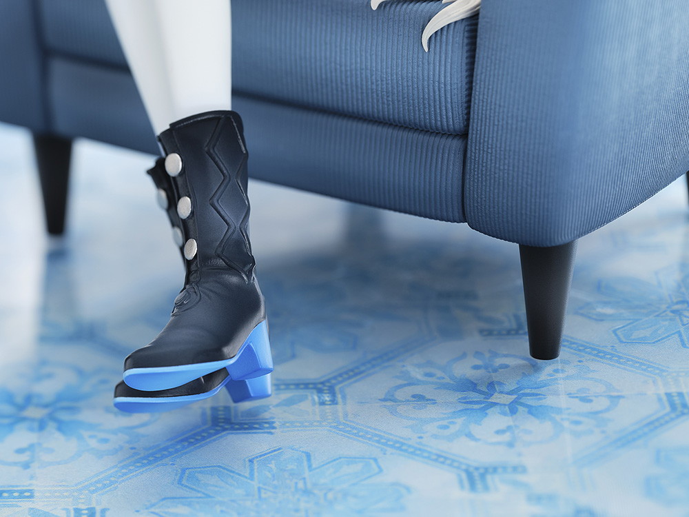 ヰ世界情緒「普遍体 ネモフィラ」のフィギュア画像