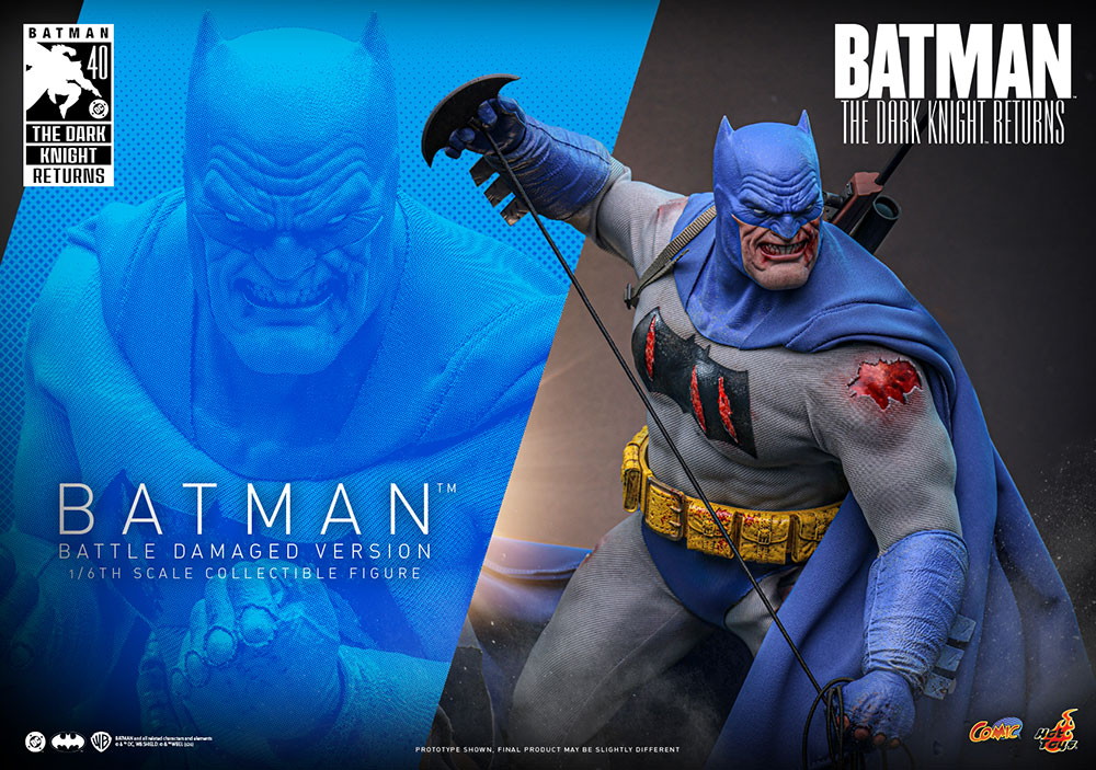 バットマン：ダークナイト・リターンズ「バットマン（バトルダメージ版）」のフィギュア画像