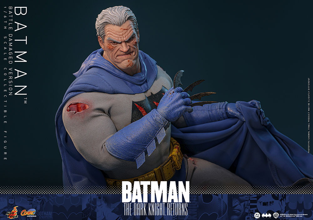 バットマン：ダークナイト・リターンズ「バットマン（バトルダメージ版）」のフィギュア画像