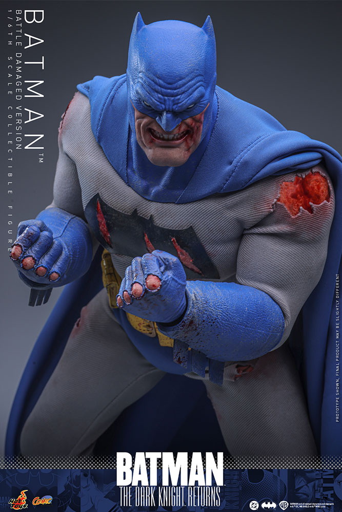 バットマン：ダークナイト・リターンズ「バットマン（バトルダメージ版）」のフィギュア画像