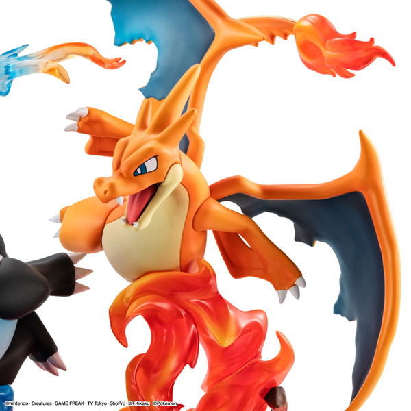 ポケットモンスター「メガリザードンX＆メガリザードンY」のフィギュア画像