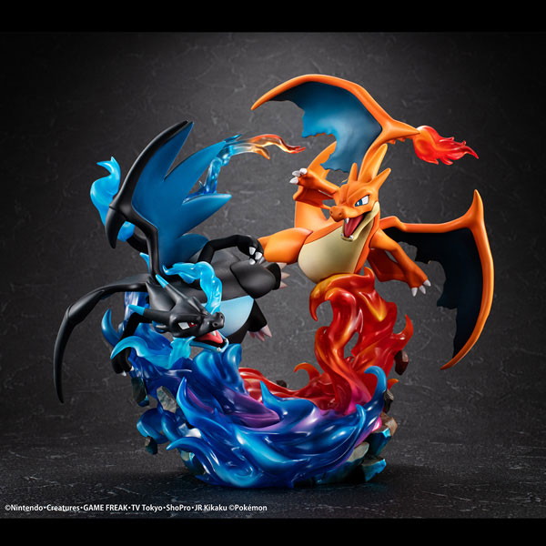 ポケットモンスター「メガリザードンX＆メガリザードンY」のフィギュア画像
