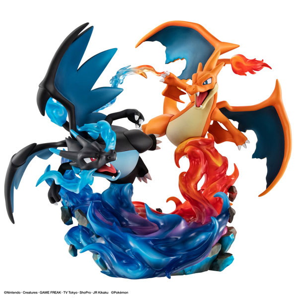 ポケットモンスター「メガリザードンX＆メガリザードンY」のフィギュア画像