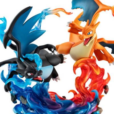 ポケットモンスター「メガリザードンX＆メガリザードンY」のフィギュア
