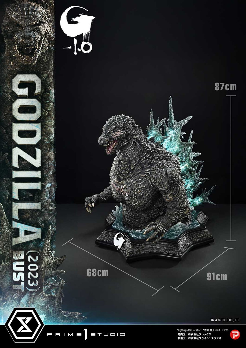 ゴジラ-1.0「ゴジラ（2023）ライフサイズバスト」のフィギュア画像