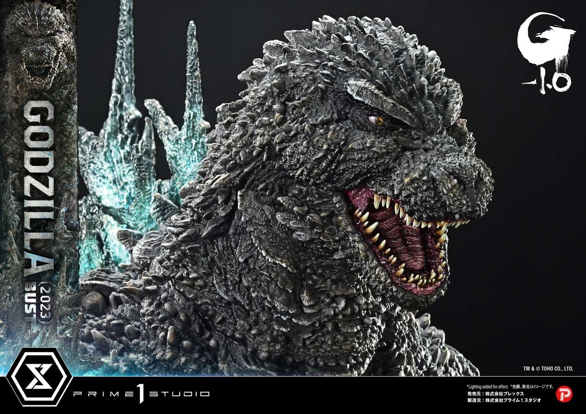 ゴジラ-1.0「ゴジラ（2023）ライフサイズバスト」のフィギュア画像