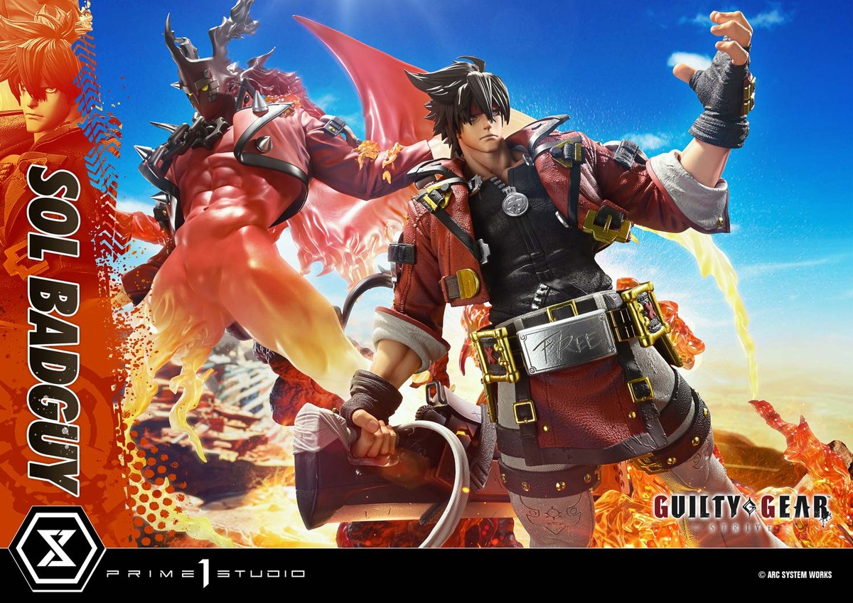 GUILTY GEAR -STRIVE-「ソル＝バッドガイ」のフィギュア画像