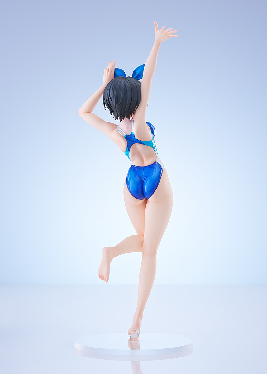 彼女、お借りします「スイムスーツシルエット 更科瑠夏 競泳水着Ver.」のフィギュア画像