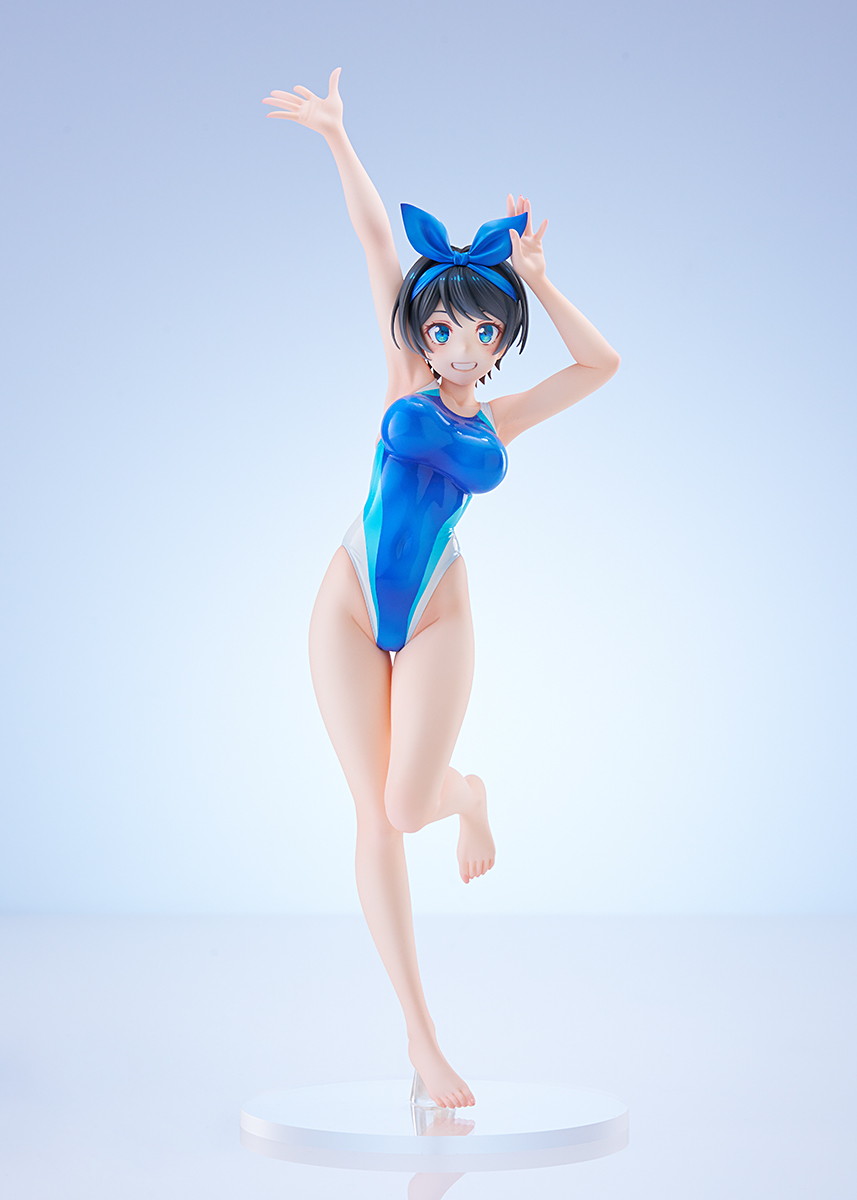 彼女、お借りします「スイムスーツシルエット 更科瑠夏 競泳水着Ver.」のフィギュア画像