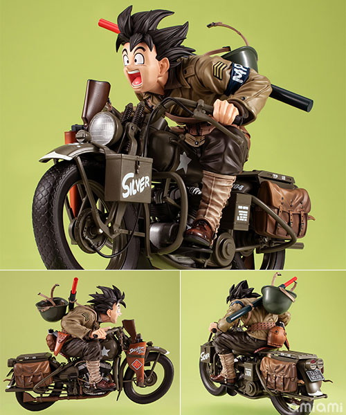ドラゴンボールZ「孫悟空&バイク」のフィギュア画像