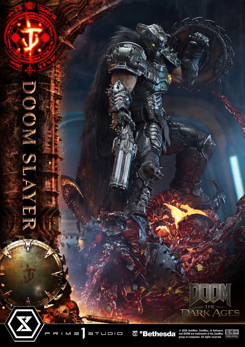 DOOM: The Dark Ages「ドゥームスレイヤー」のフィギュア画像