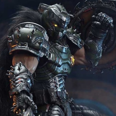 DOOM: The Dark Ages「ドゥームスレイヤー」のフィギュア