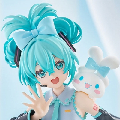 初音ミク×シナモロール「初音ミク シナモロールコラボVer. L size」のフィギュア