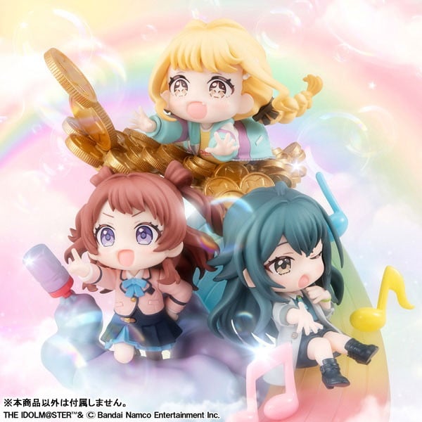 学園アイドルマスター「花海咲季・月村手毬・藤田ことね」のフィギュア画像