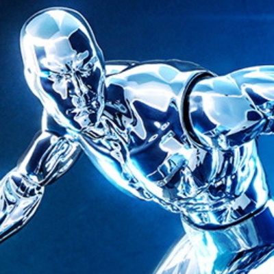 マーベル・コミック「シルバーサーファー」のフィギュア