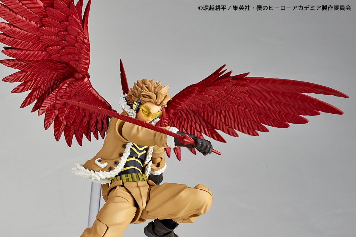 僕のヒーローアカデミア「リボルテック アメイジング・ヤマグチ ホークス」のフィギュア画像