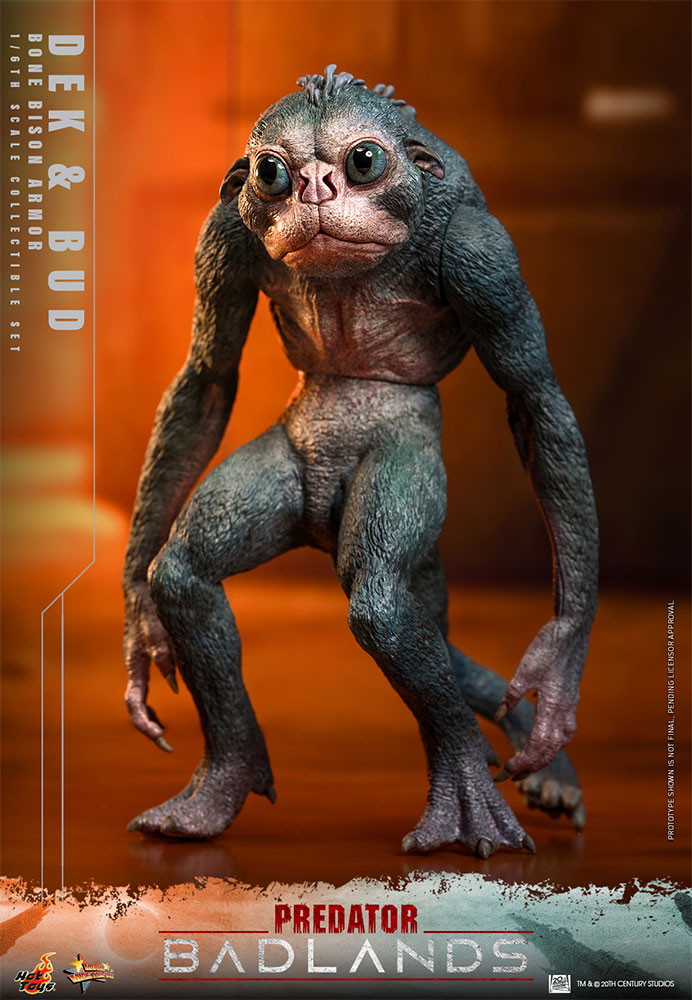 プレデター：バッドランド「デク（ボーン・バイソン・アーマー）＆バド」のフィギュア画像